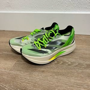 Adidas Adizero Prime X  Linen Green Black Running Shoes GV7074 Men’s
